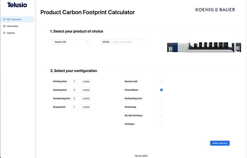 Foto der automatischen Product Carbon Footprint Software_Logistik